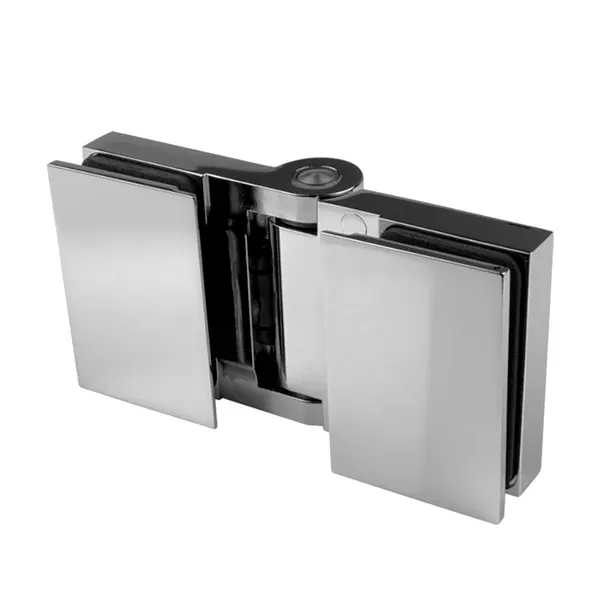 Flinter scharnier glas/glas binnenwaardse opening RVS look