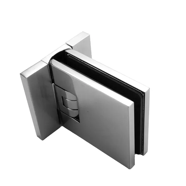Flamea+ scharnier wand/glas 90° dubb. schroefpl. incl. afdek Mat Chrome Sauna