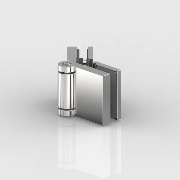 Flinter douchescharnier 135° Glas/glas eenzijdig openend naar buiten mat chroom