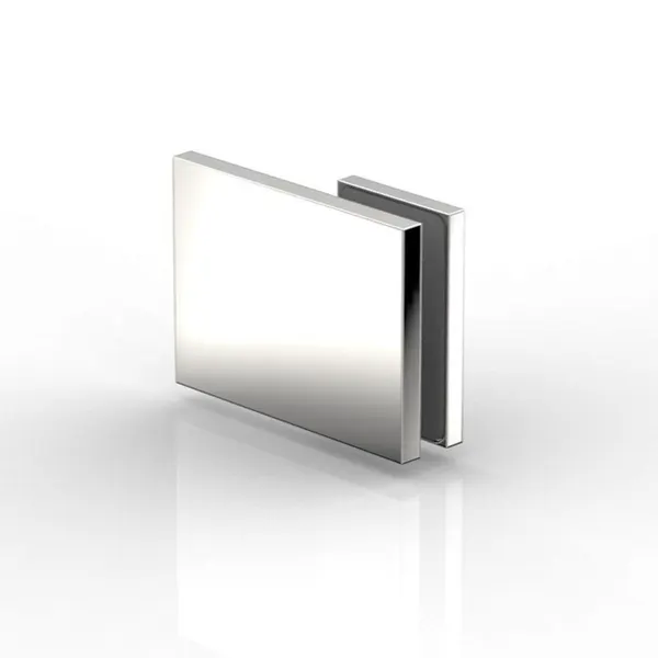 Flamea+ glasklem glas-wand 180° RVS look