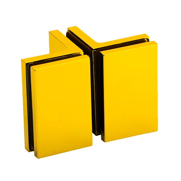 Flamea+ glasklem glas-glas 90° 2-zijdig glans goud