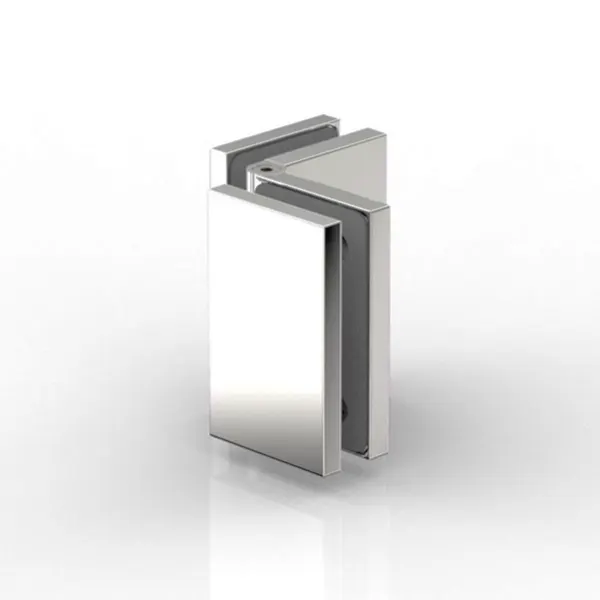 Flamea+ glasklem glas-glas instelbare hoek 80°-180° RVS look