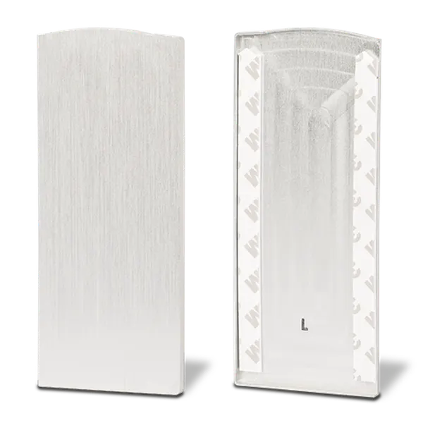 Eindkap TL-6021 zijmontage 1.0kN met afdeklijst links aluminium