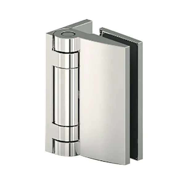 Douchescharnier TURA aanslag deur glas/wand 90° enkelwerk. buiten instelbaar 0 glans chroom