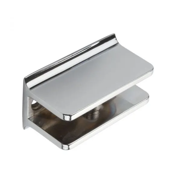 Glasplaatdrager RECTA large, voor 4-10mm glas GPD14 glans chroom