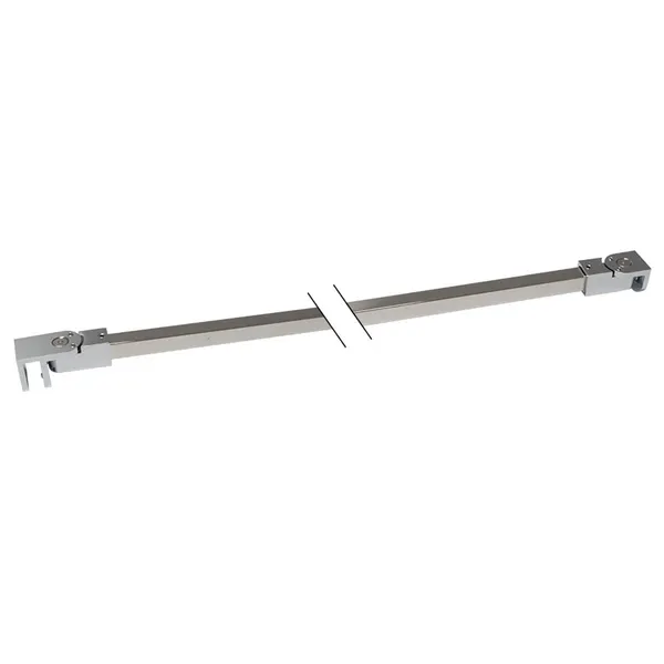 Estlegno stabilisatie stang vierkant 15x15mm lengte=1000mm compleet glans chroom
