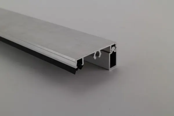 PEXT Klemprofiel 60.16 Zijkant - tbv 16mm polycarbonaat Blank alu per m1