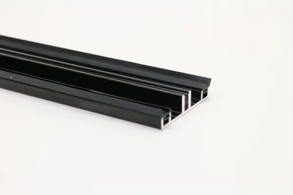 PEXT Onderprofiel 60  - Glasrubber 2,5 Zwart per m1