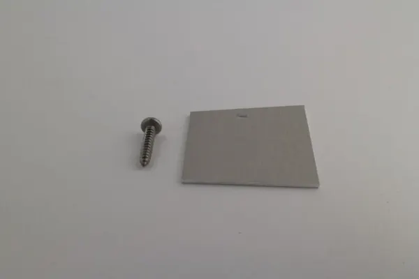 Eindschotje muuraansluitprofiel 50x2x60mm brute aluminium