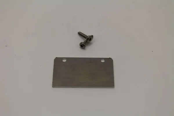 PEXT Eindschotje 80 - Laag incl RVS schroef Blank alu per stuk