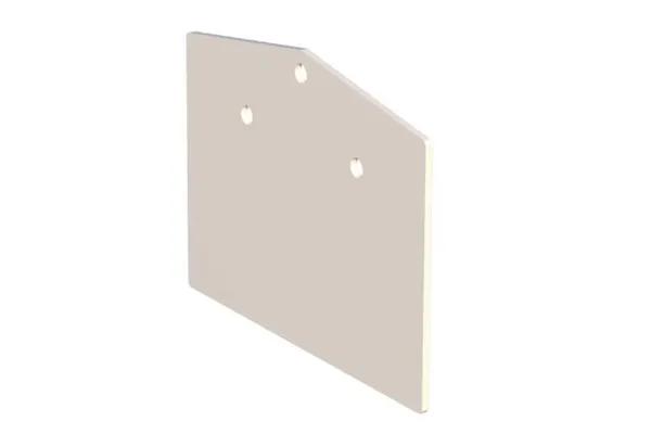 PEXT Eindschotjeset Zadeldakprofiel L+R incl RVS schroef Antraciet