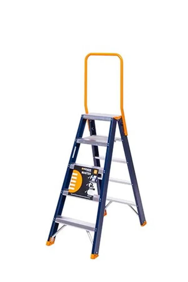 Wienese Master Dubbele Trap 2x5 treden stahoogte 118cm