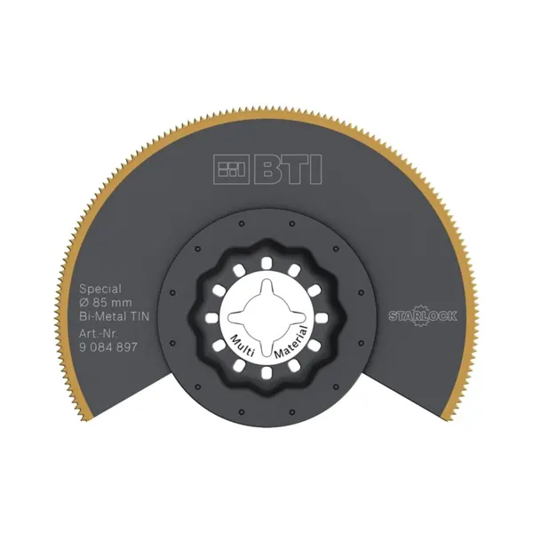 Starlock Segmentzaagblad Bimetaal Titanium diameter 85mm