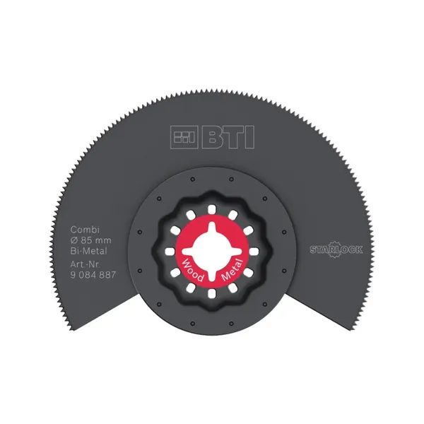 Starlock half rond segmentblad Bimetaal 85mm