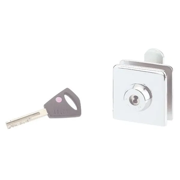 Vitrine slot glans chroom