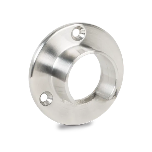 Muurbevestiging t.b.v. handrail rond RVS 304 Ø42,4mm
