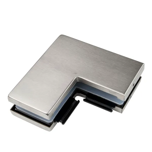 Verbindingsklem met aanslag aluminium geanodiseerd