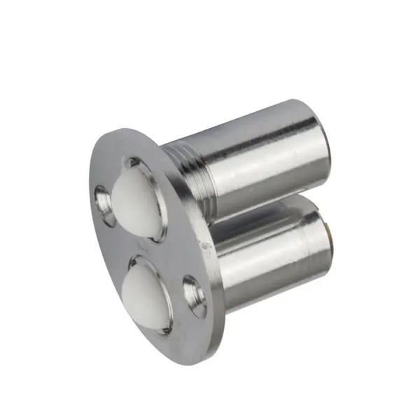 Dubbele rolschieter mat chroom