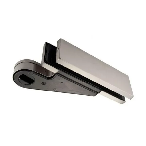 Ingekorte onderschoen uitgelegd draaipunt DIN R RVS geborsteld
