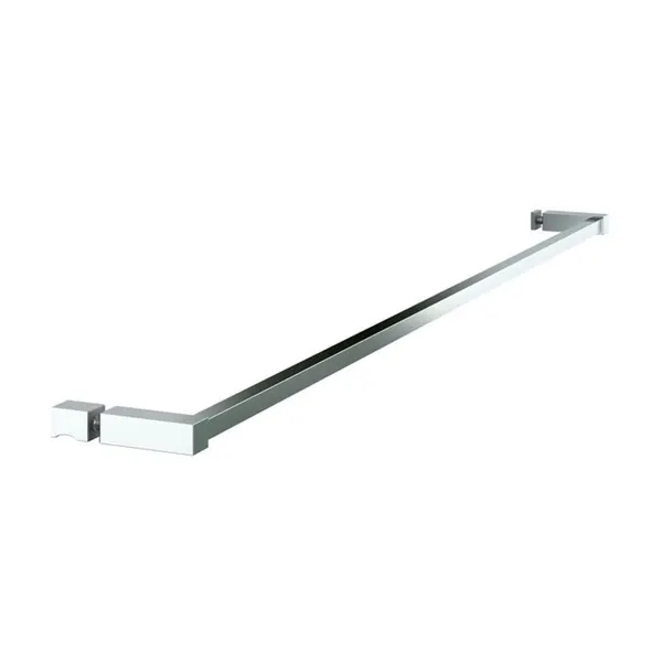 Handdoekstang rechthoekig 1000mm glans chroom