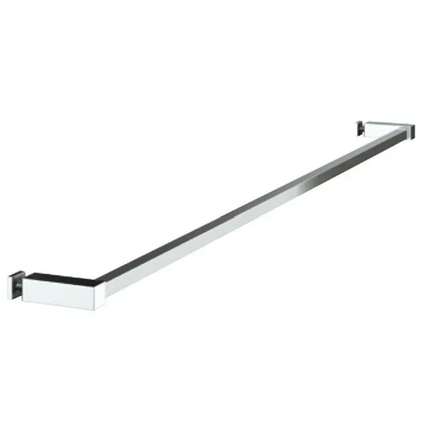 Handdoekstang rechthoekig 1000mm glans chroom