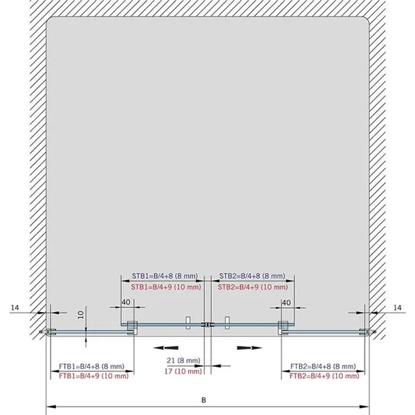 SF740 Nisdouche met 2 deuren en softclose