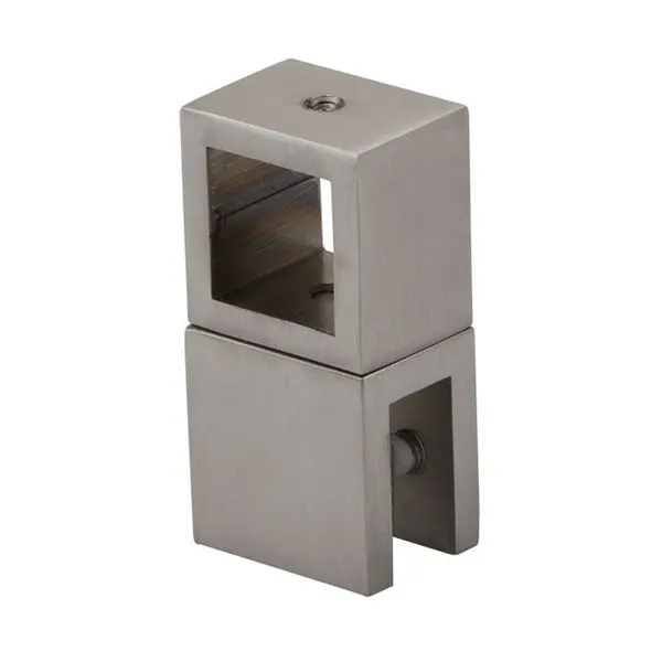 Glasklem draai- en schuifbaar 6-8-10mm glasdikte RVS gepolijst