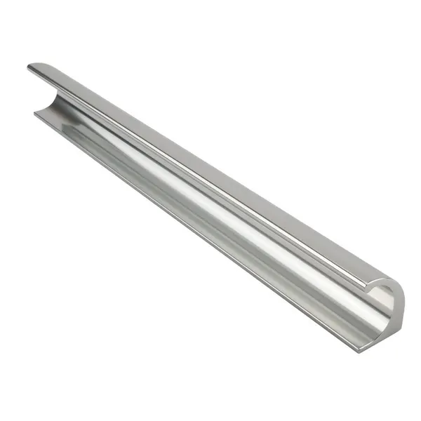 Paar deurgrepen zelfklevend lengte 240mm Glans Chroom