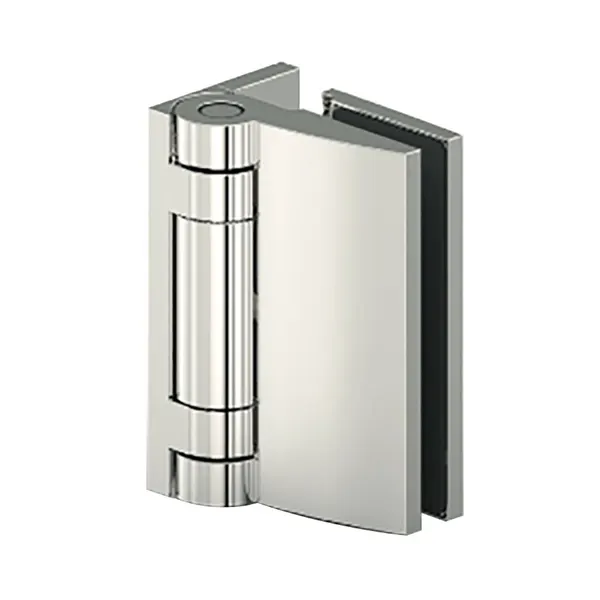 Douchescharnier TURA aanslag deur glas/wand 90° enkelwerk. buiten instelbaar 0 RVS look