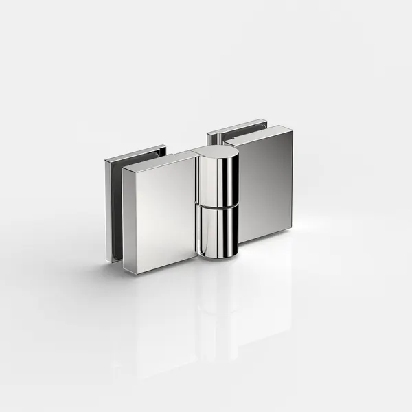 Nivello douche liftscharnier glas-glas 180° DIN R met tegenplaat glans chroom