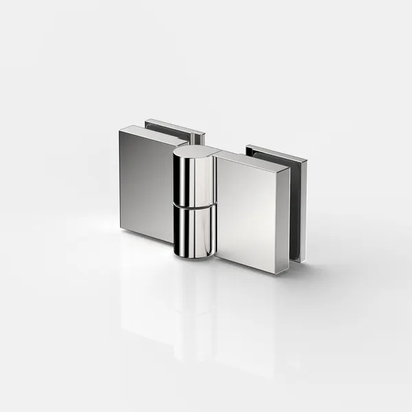 Nivello douche liftscharnier glas-glas 180° DIN L met tegenplaat glans chroom