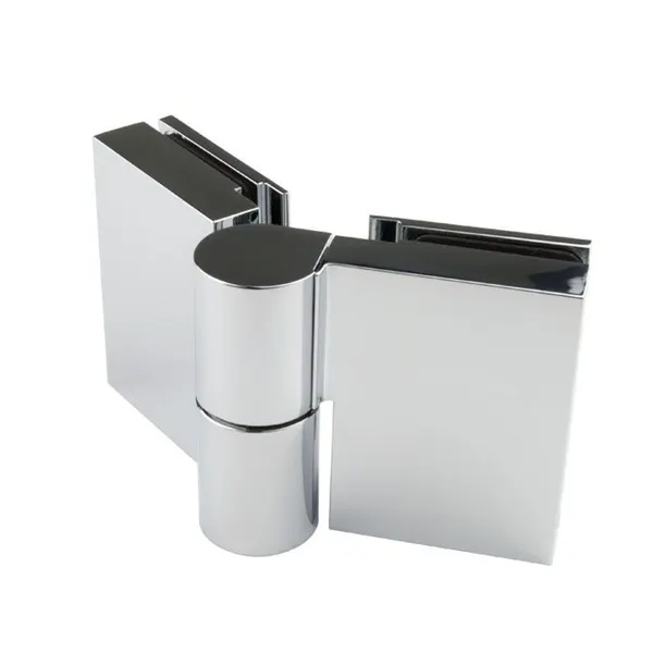 Nivello douche liftscharnier glas-glas 135° DIN L met tegenplaat glans chroom