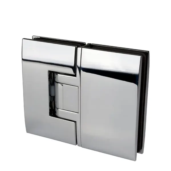 Glas/Glas scharnier 180 graden rvs effect