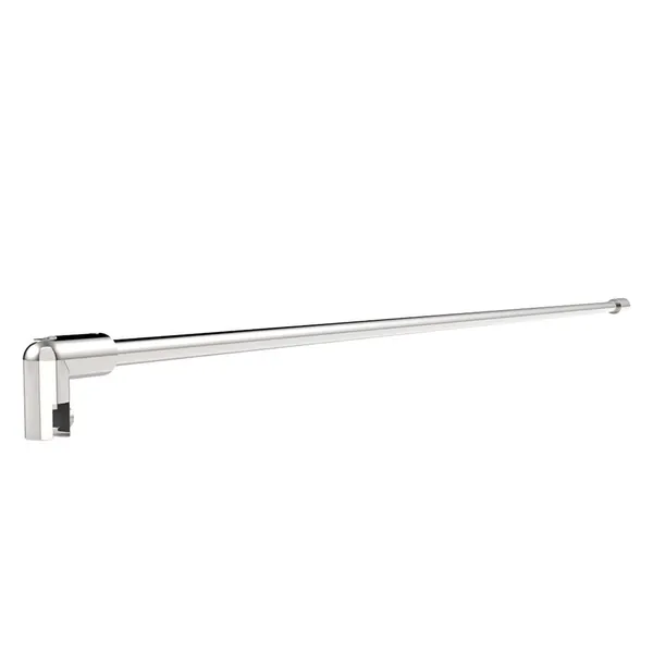 Stabilisatiestang rond glas-wand Storm 1200mm glans chroom