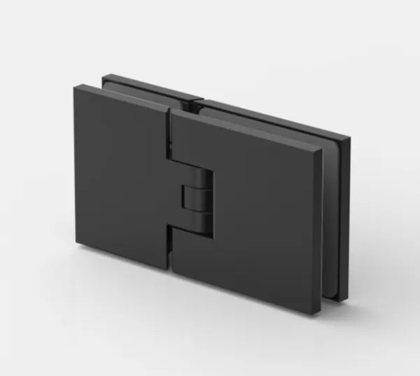 Flamea+ sauna scharnier glas/glas 180° mat zwart