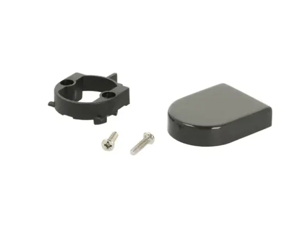Afdekplaat (voorzijde) 40x30mm toog tbv 661501720/721/722 per stuk, zwart