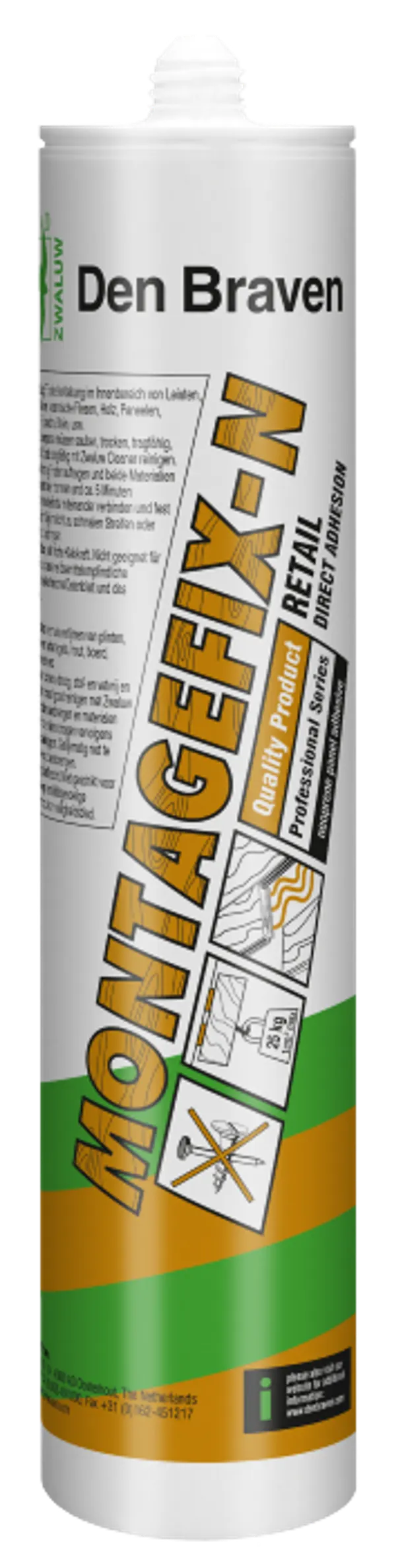Montagefix-N koker 310ml geel
