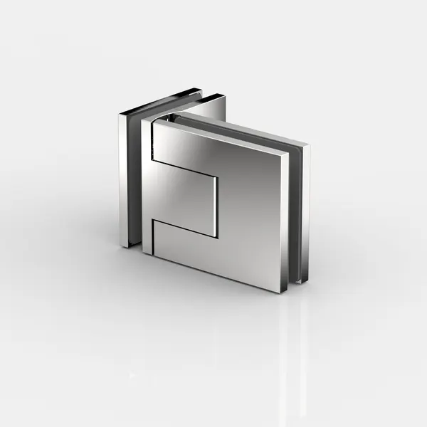 Pontere+ scharnier glas-glas 90° glans chroom