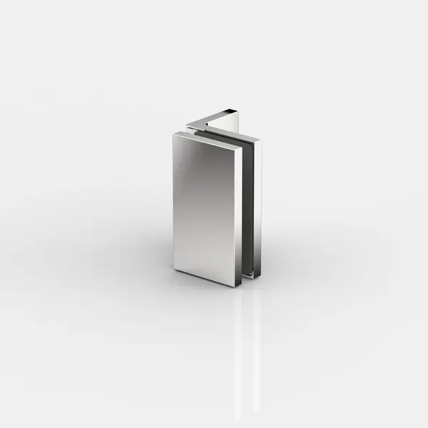 Pontere+ hoekverbinder glas-wand 90° glans chroom