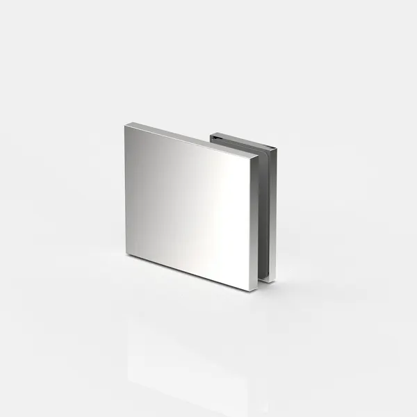 Pontere+ langsverbinder glas-wand 180° glans chroom