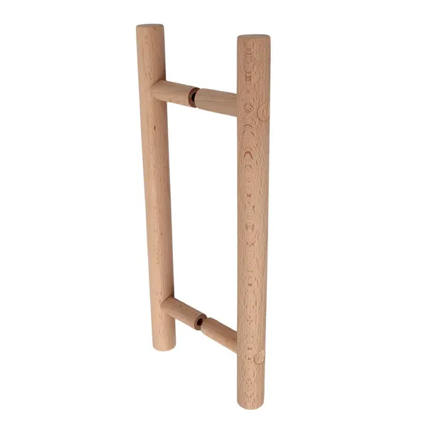 Sauna T-greep licht hout